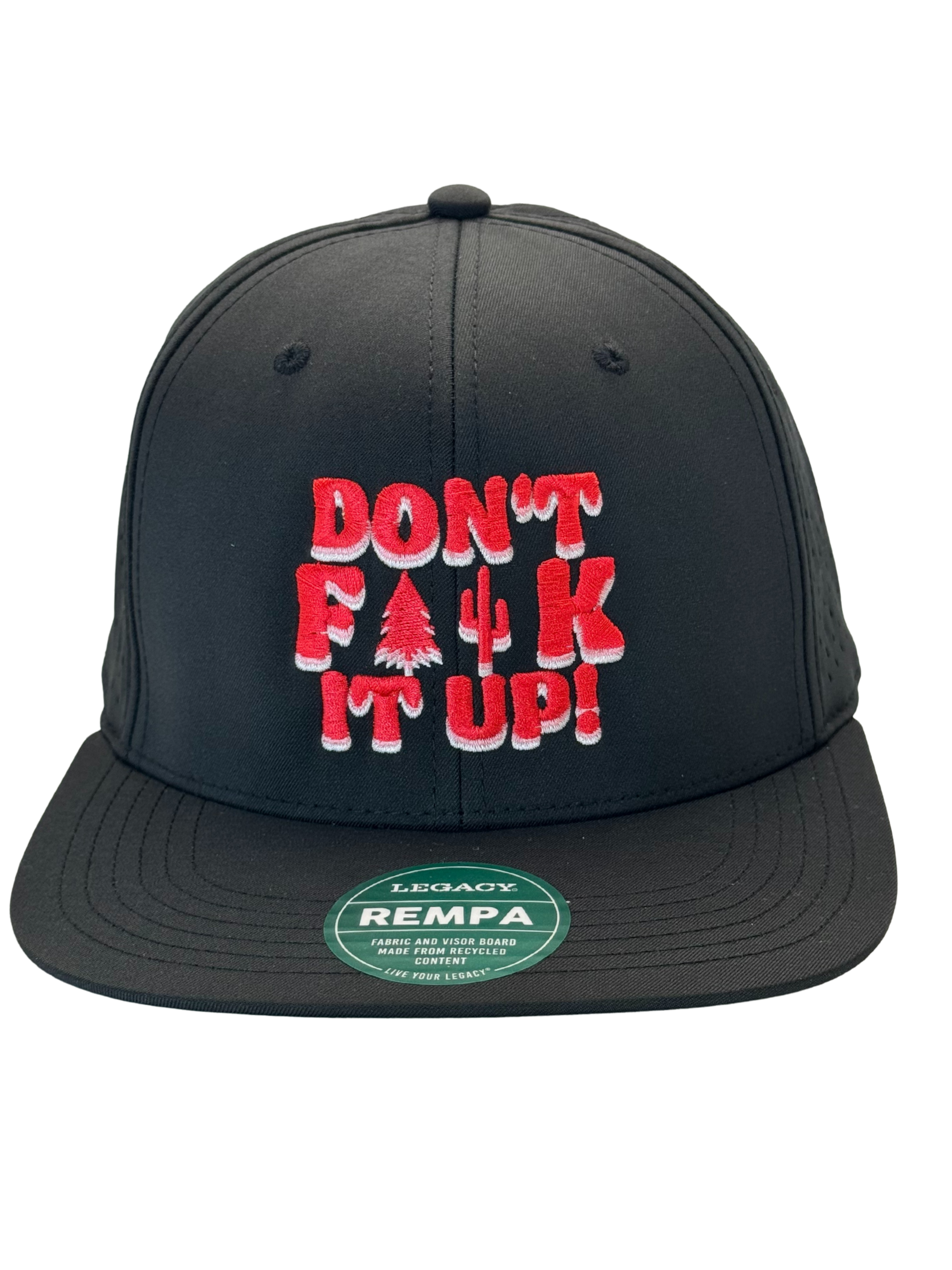 Don't F#%k It Up! - Black - Recycled Fabric