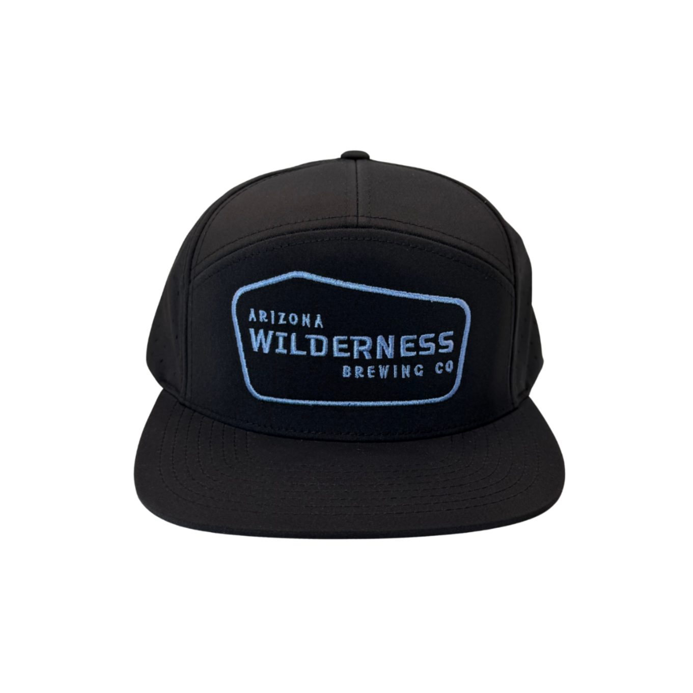 Sign Logo - Baby Blue on Black
