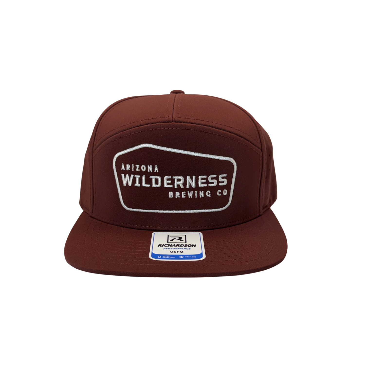 Sign Logo - White on Maroon