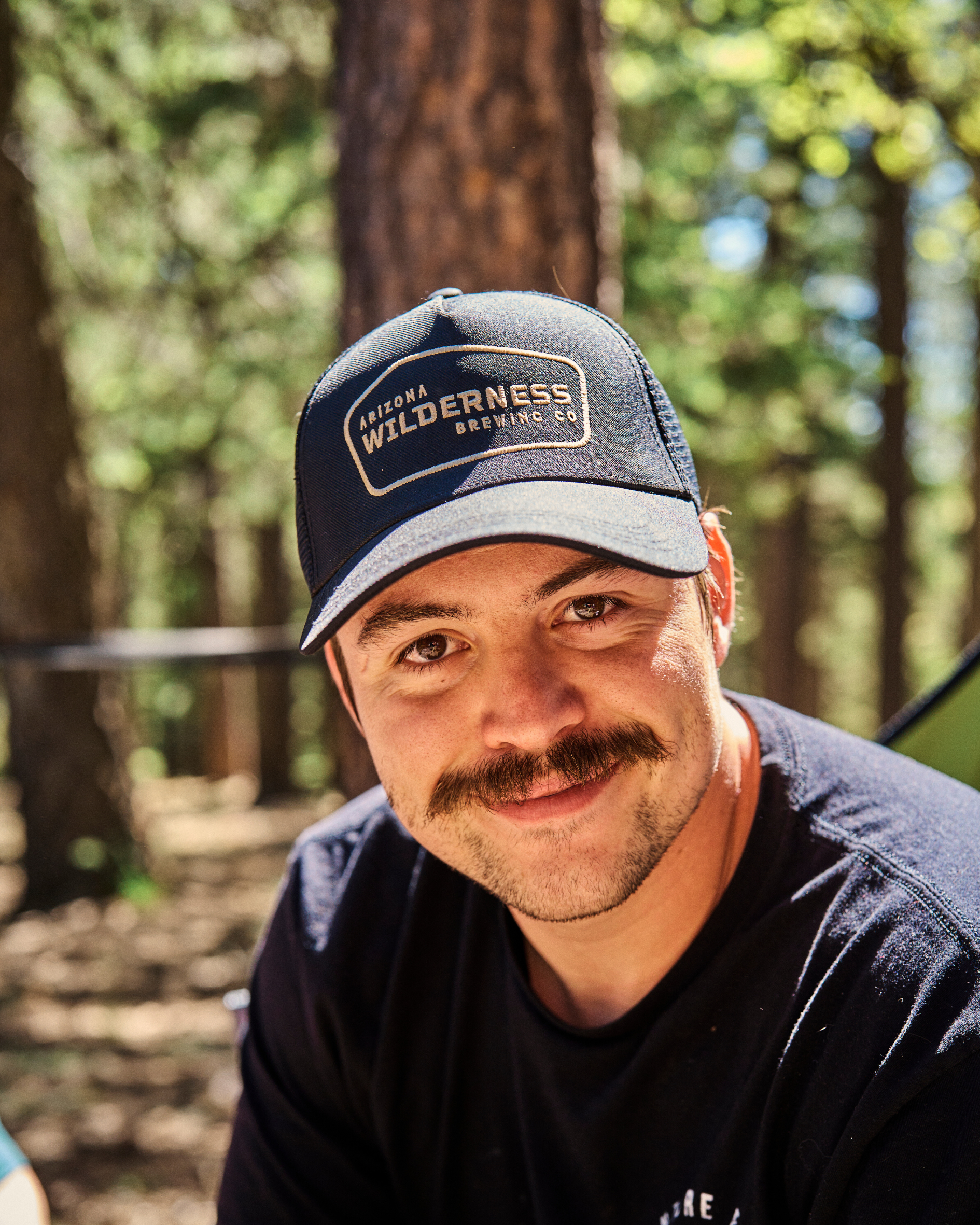 Trucker Hat - Sign Logo - Black - Recycled Fabric!