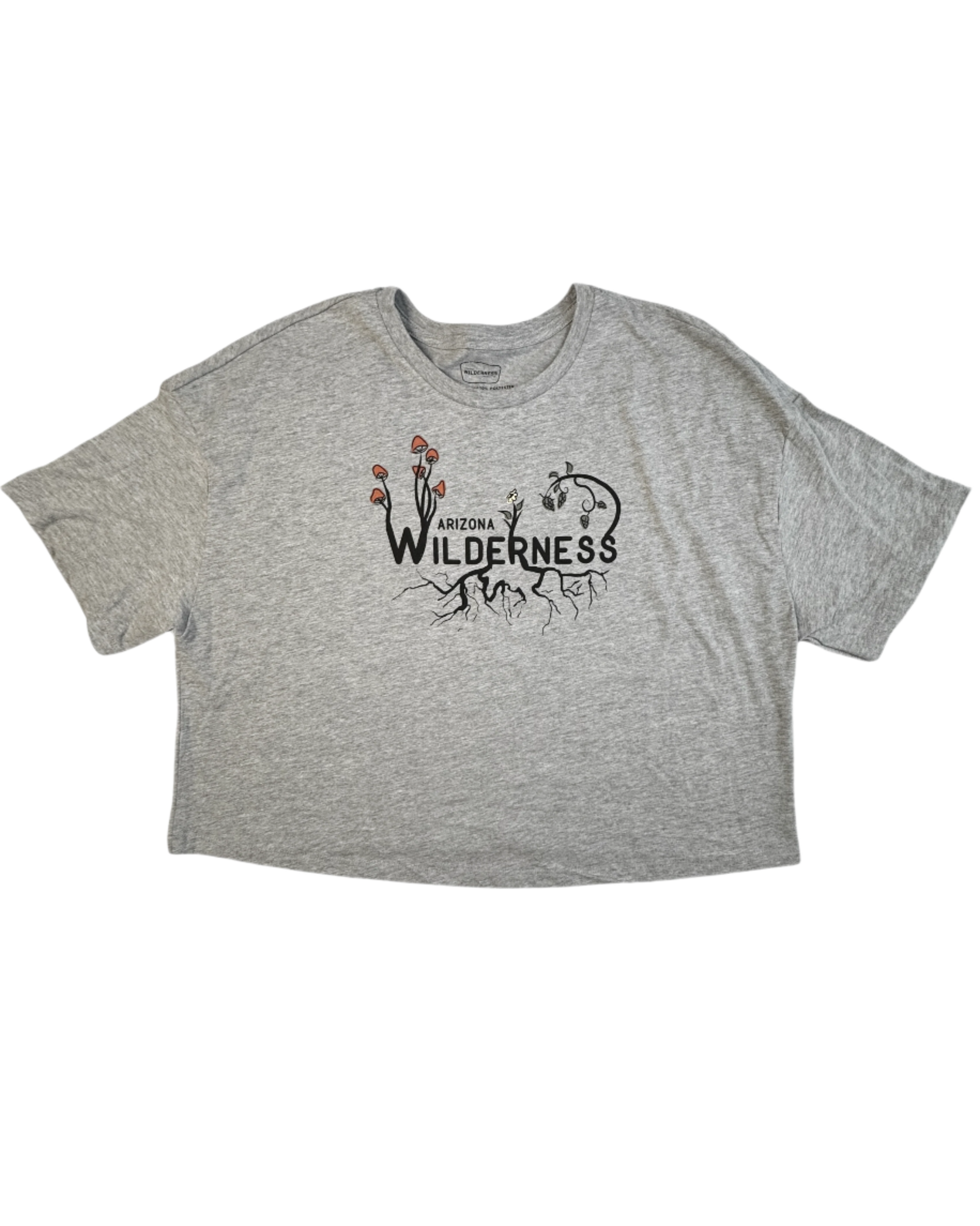 Nature - Crop Top - Gray
