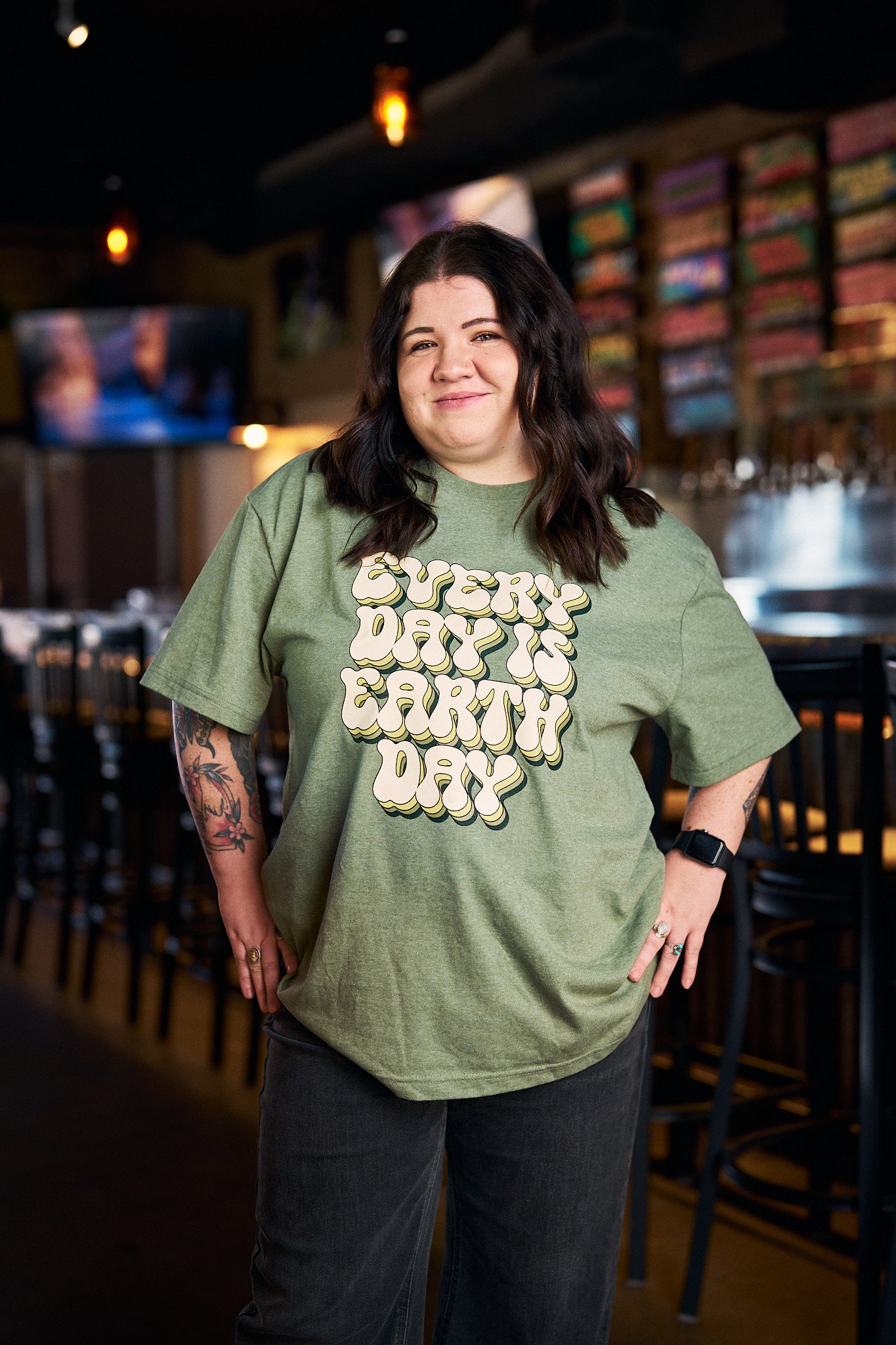Every Day Is Earth Day - Green - 100% Recycled & Upcycled