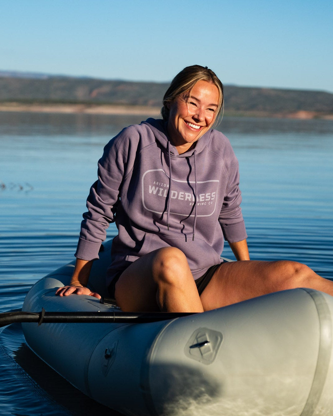 Pullover Hoodie - Cosmic Purple - Organic CVC Fleece