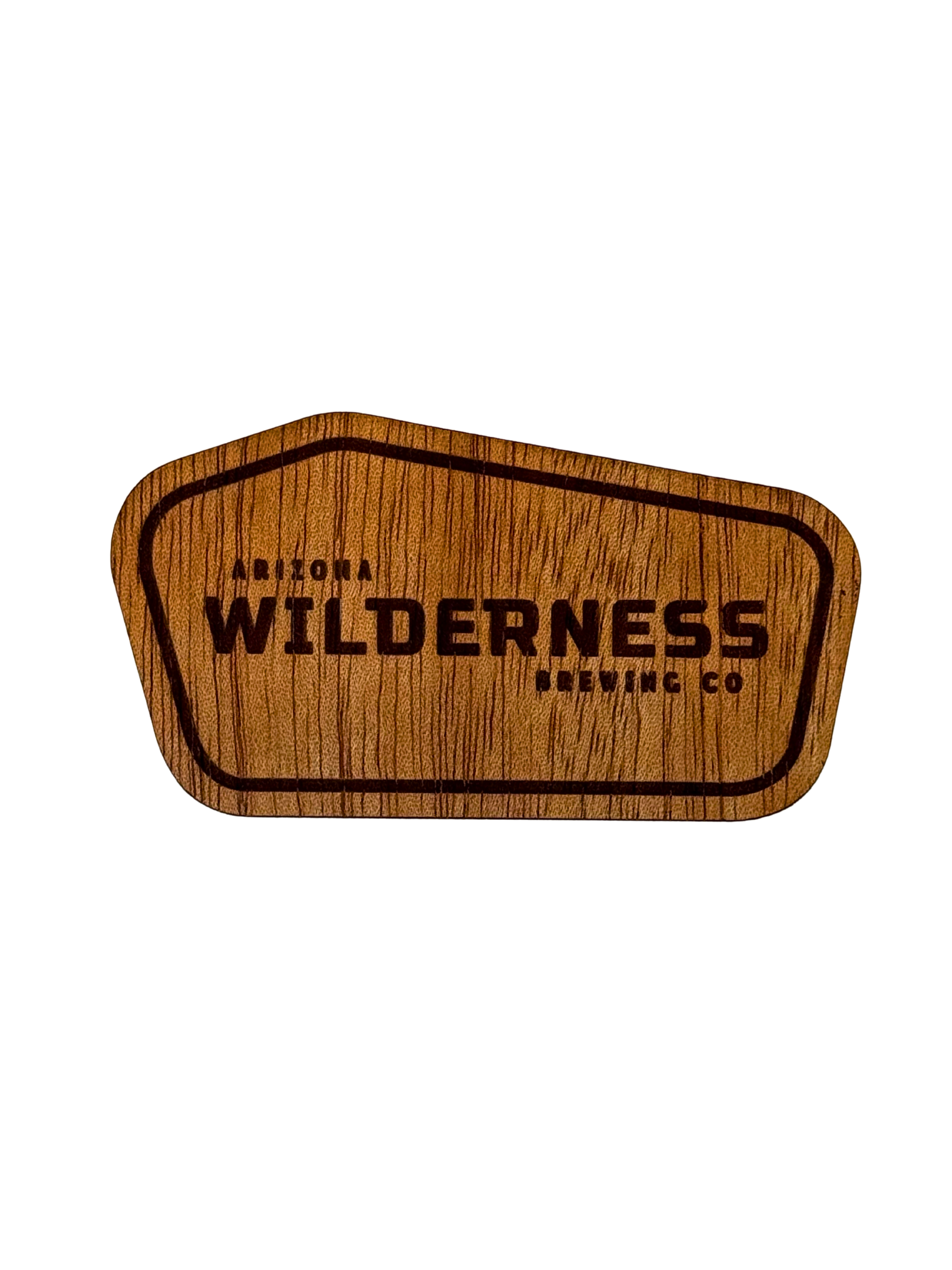 3" Logo Wood Sticker - made from real wood!