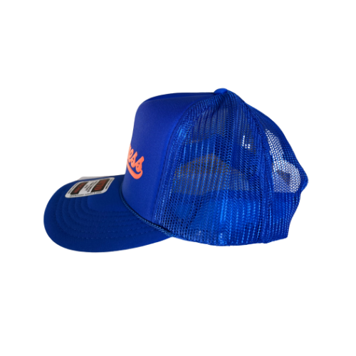 Trucker Hat - Blue and Orange Wilderness